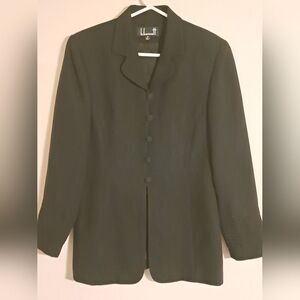 b bennett black blazer suit jacket size 6
